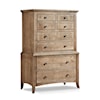 Archbold Furniture Provence 8 Drawer Chest on Chest