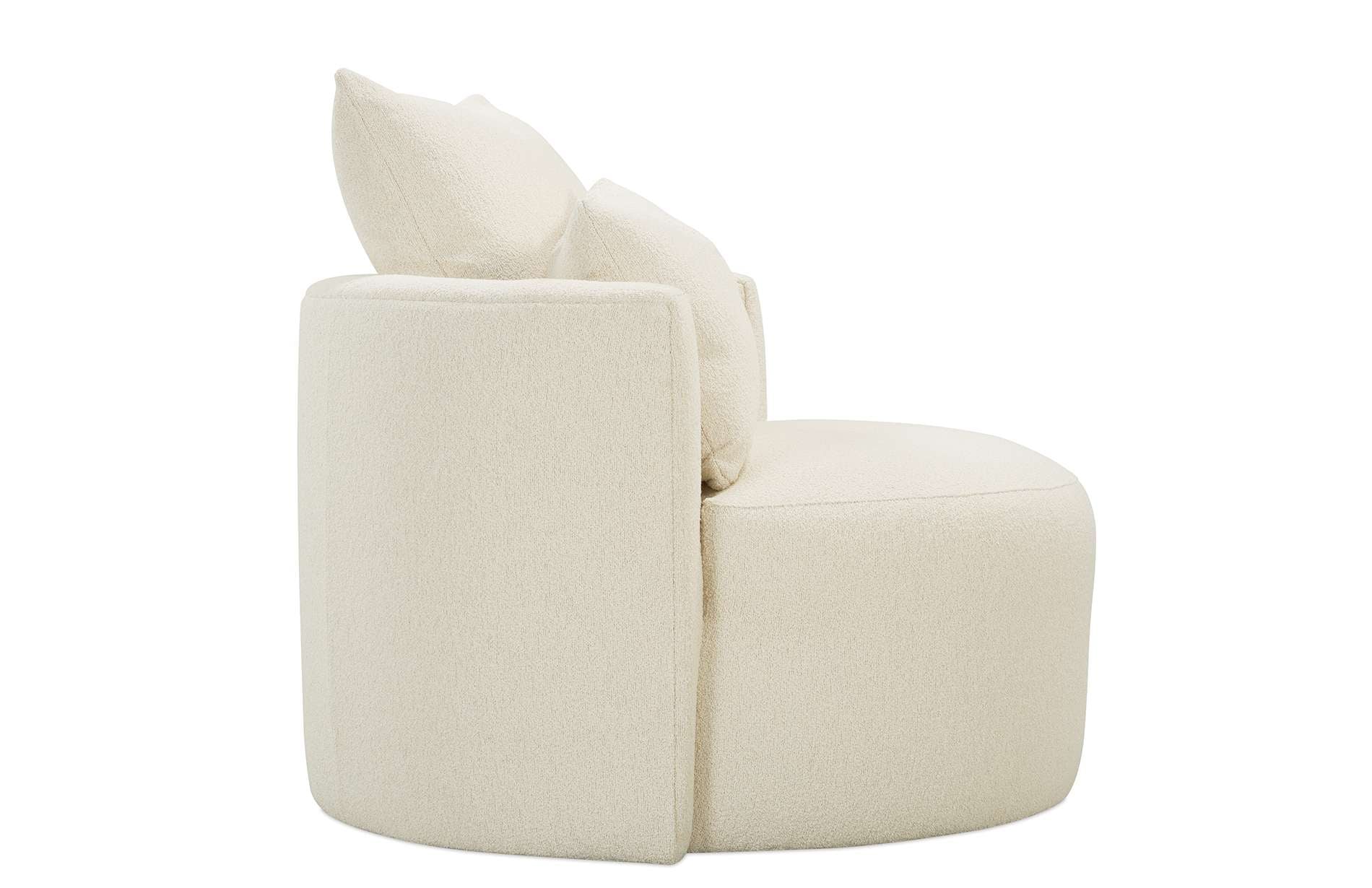 Round Swivel Accent Chair