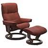 Stressless by Ekornes Stressless by Ekornes Small Reclining Chair & Ottoman