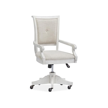 Fully Upholstered Swivel Chair