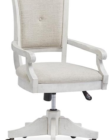 Fully Upholstered Swivel Chair