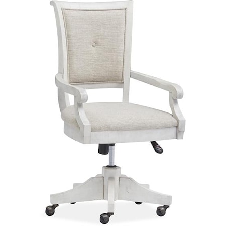 Fully Upholstered Swivel Chair