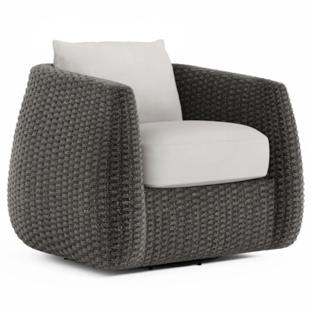Woven Outdoor Swivel Chair