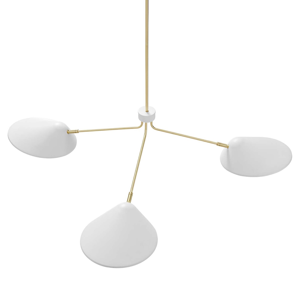 Modway Journey 3-Light 14" Arm Pendant