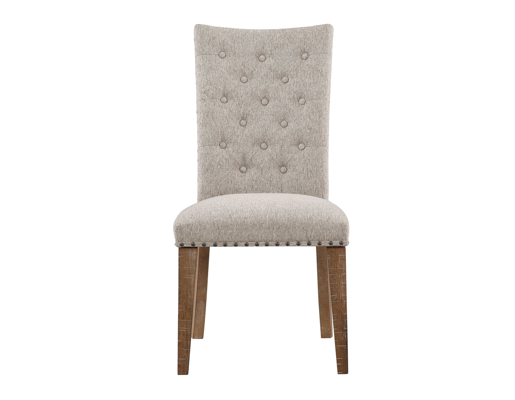 Upholstered Dining Side Chair with Tufting