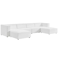 4-Piece Sofa and 2 Ottomans Set