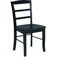 Farmhouse Madrid Side Chair in Black