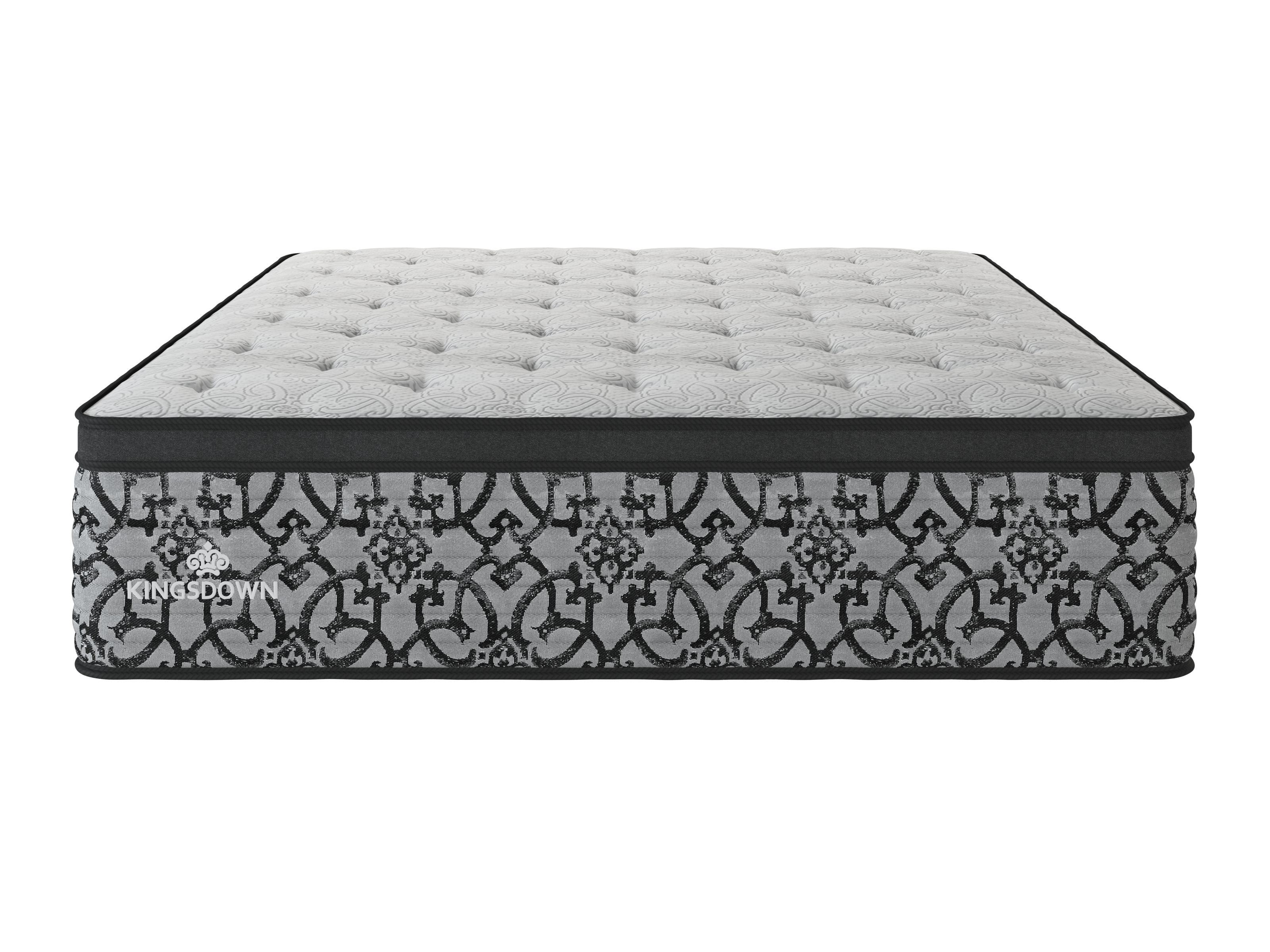 Queen Prime Design Motif Plush Euro Top