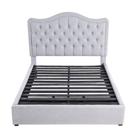 Queen Platform Bed with Storage