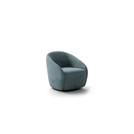 Modern Swivel Barrel Chair