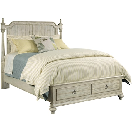 King Westland Bed with Storage Footboard