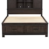 Liberty Furniture Thornwood Hills 4-Piece Queen Bookcase Bed Set
