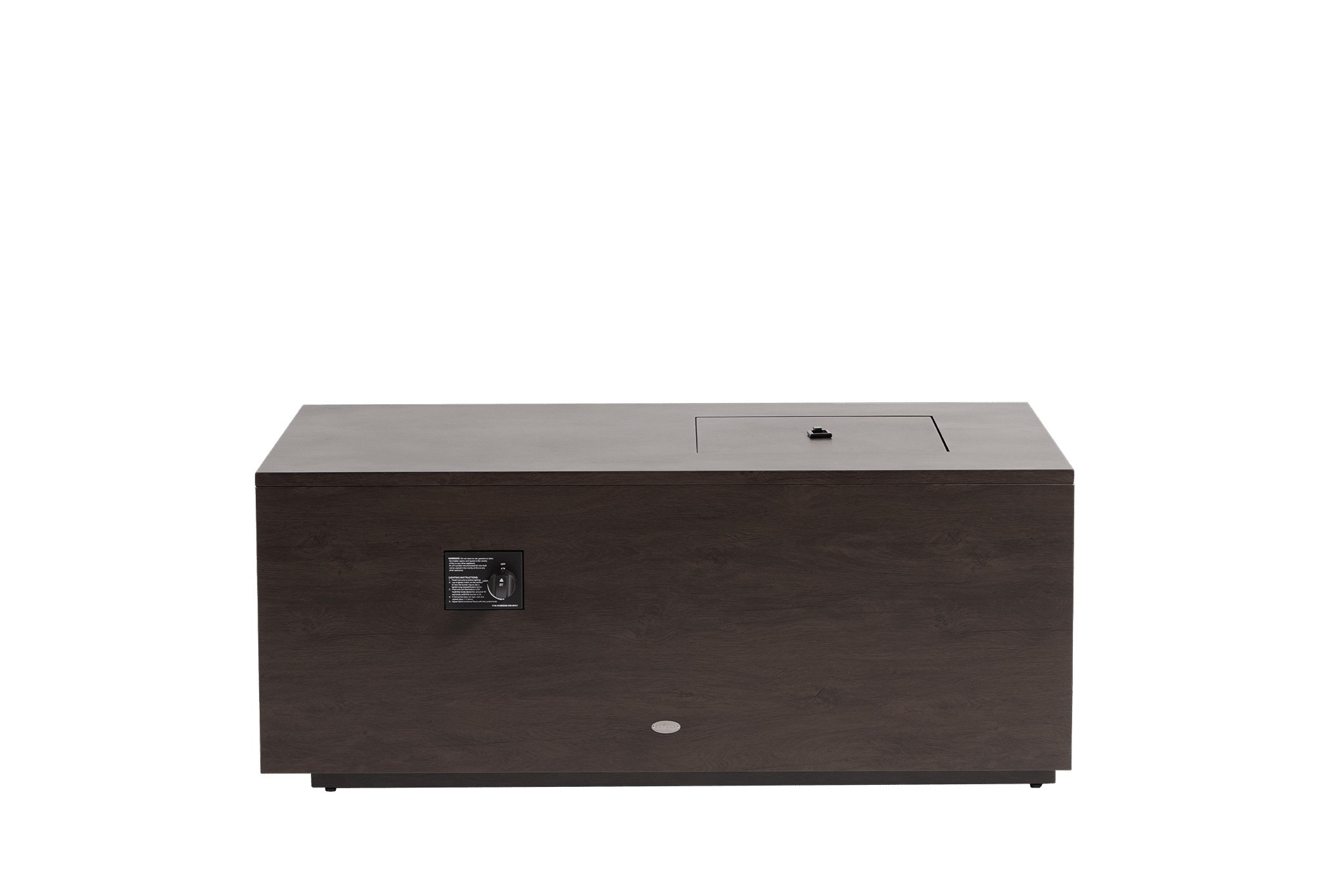 Modern 50" Rect. Aluminum Fire Pit