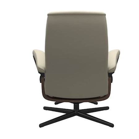 Small Reclining Chair with Cross Base