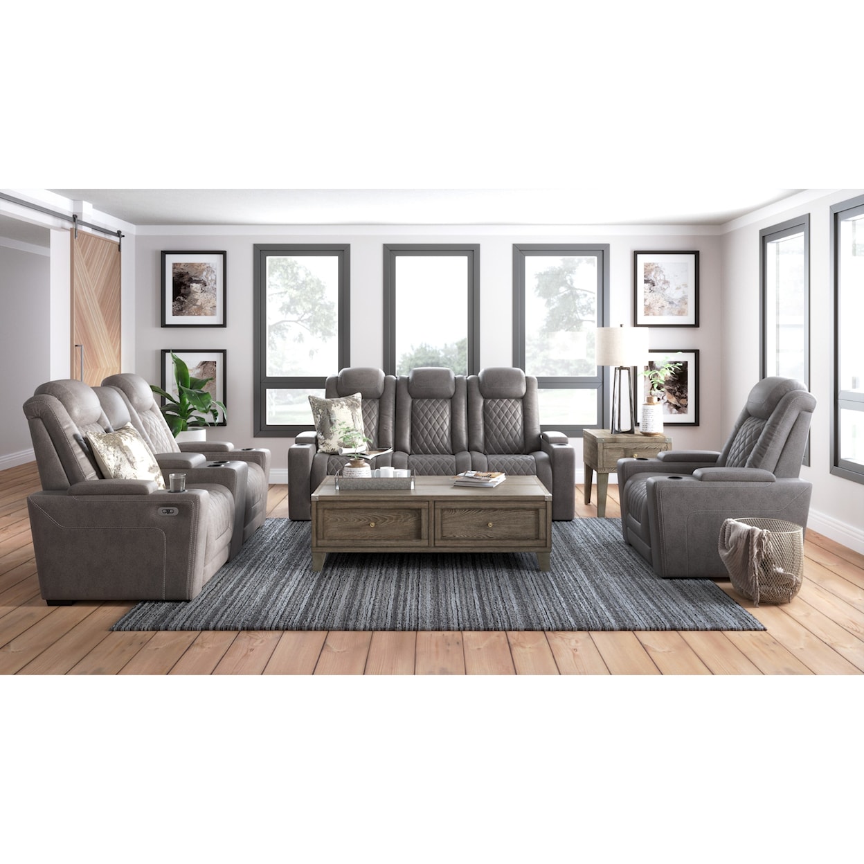 Signature Design by Ashley Hyllmont Power Reclining Living Room Group