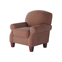 Accent Chair with Rolled Arms