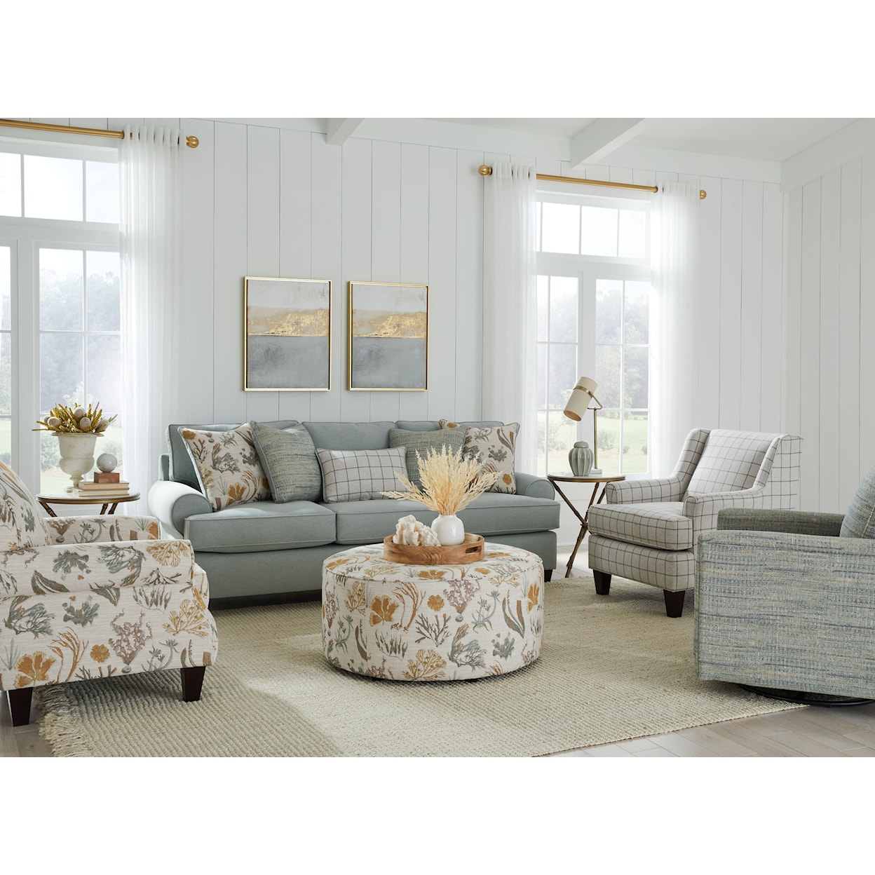 Fusion Furniture 39 LAURENT Living Room Set