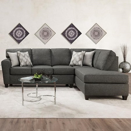 Casual 2-Piece Sectional