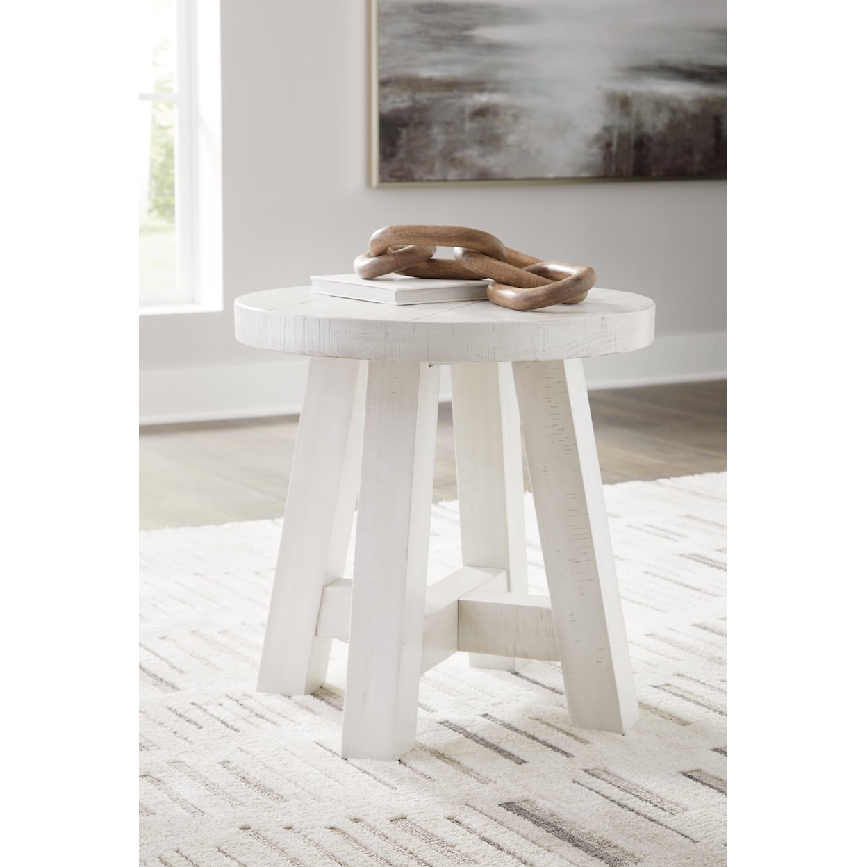 Ashley Furniture Signature Design Jallison Coffee Table and 2 End Tables
