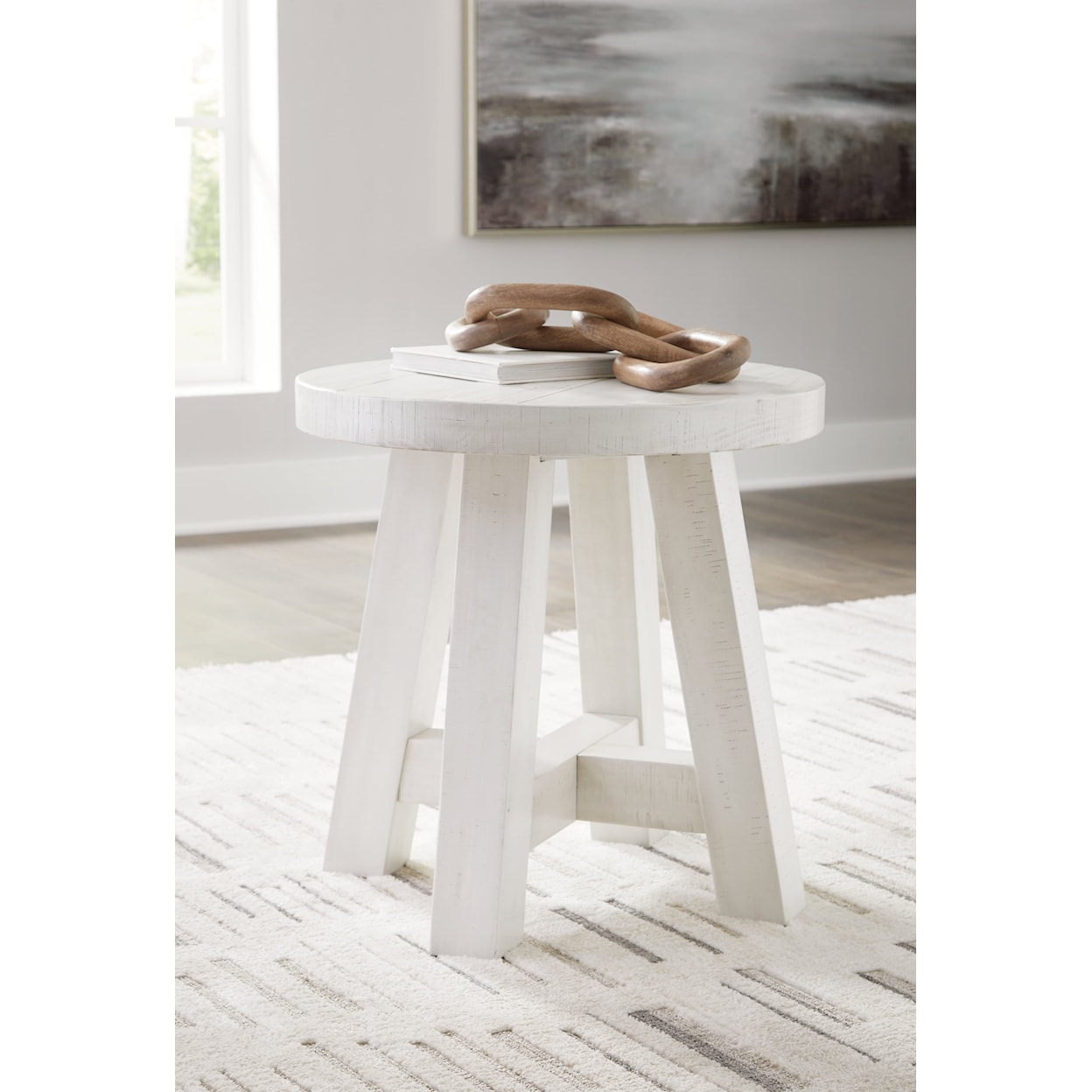 Signature Jallison Round End Table