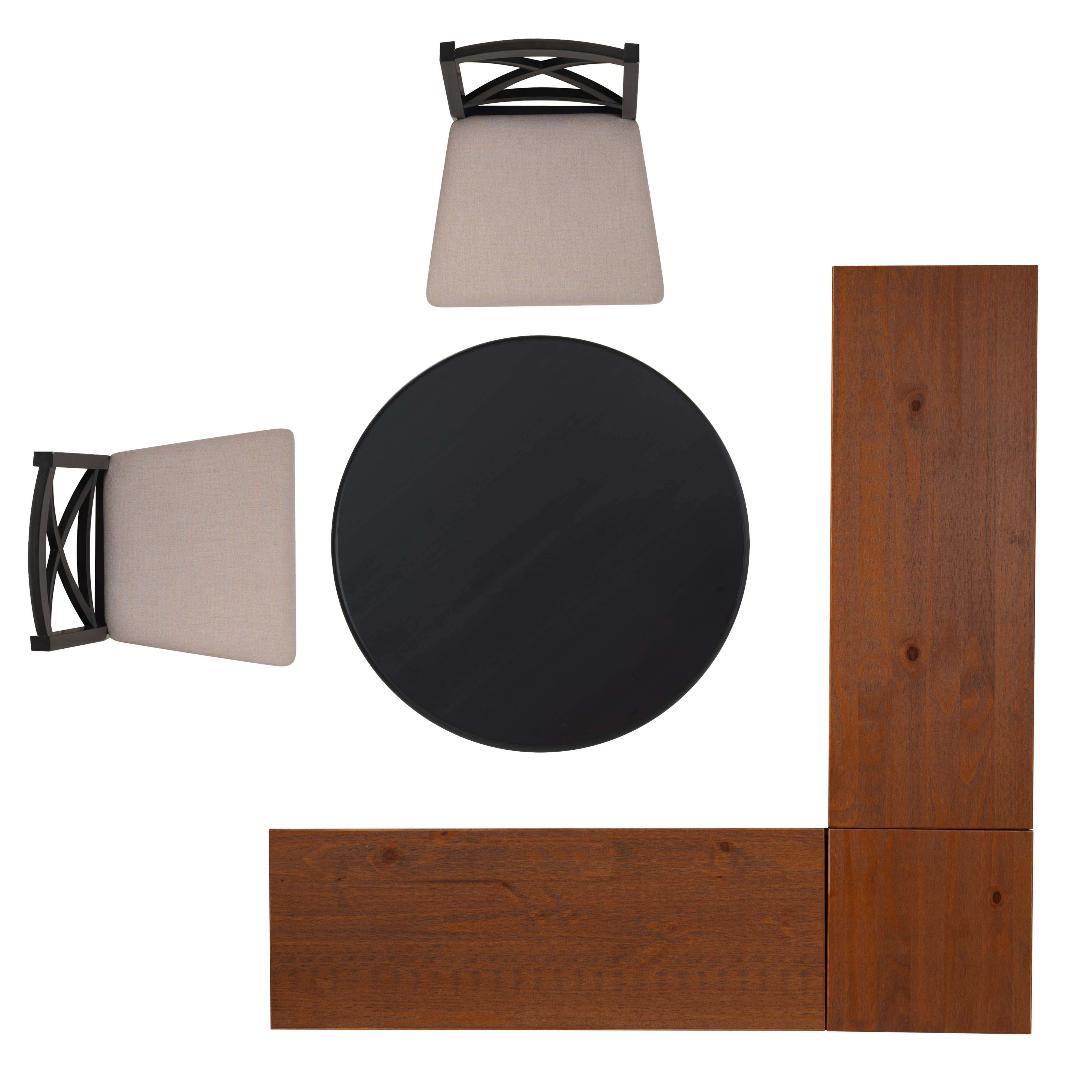 4-Piece Backless Nook Dining Set