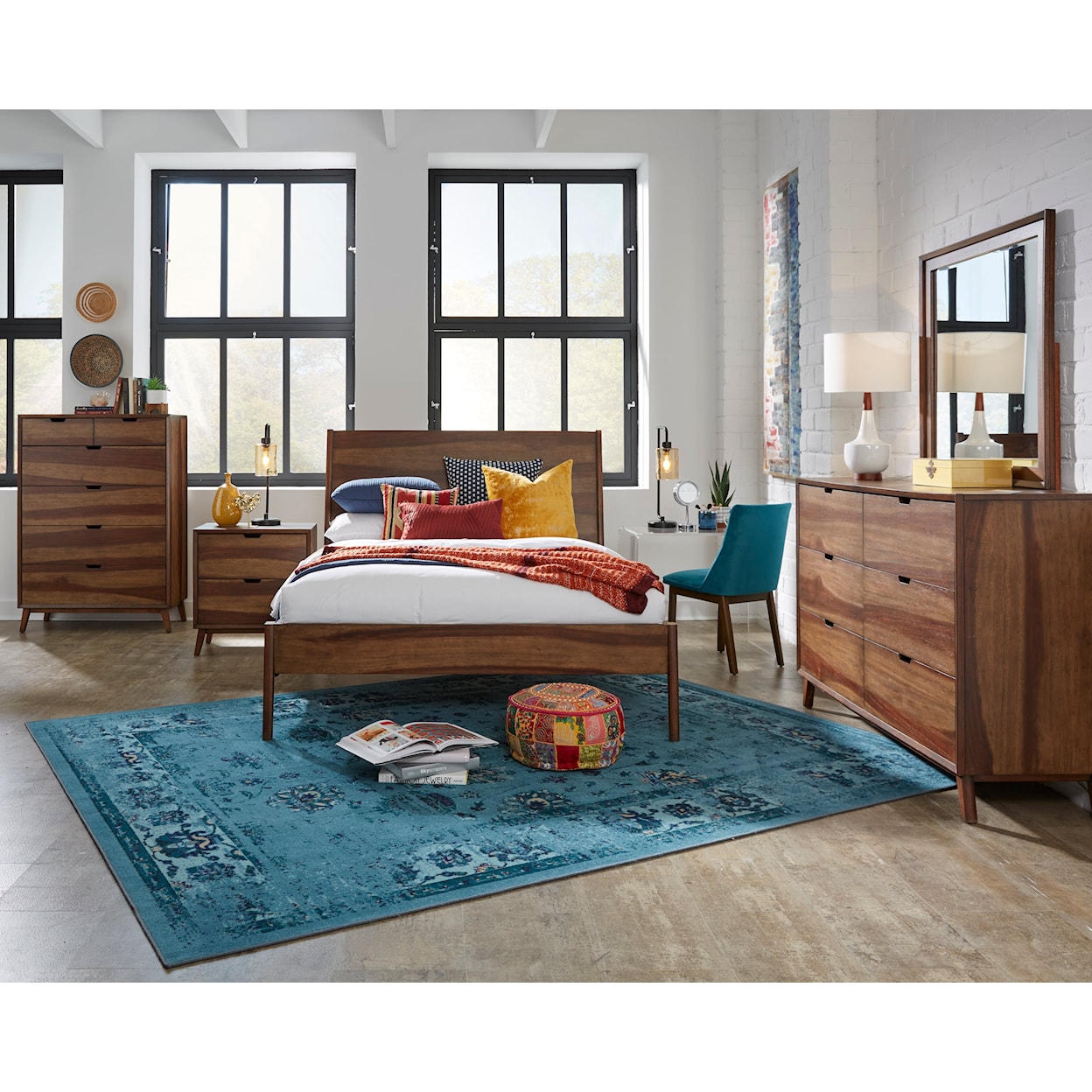 Progressive Furniture Bungalow Queen Low-Profile Bed
