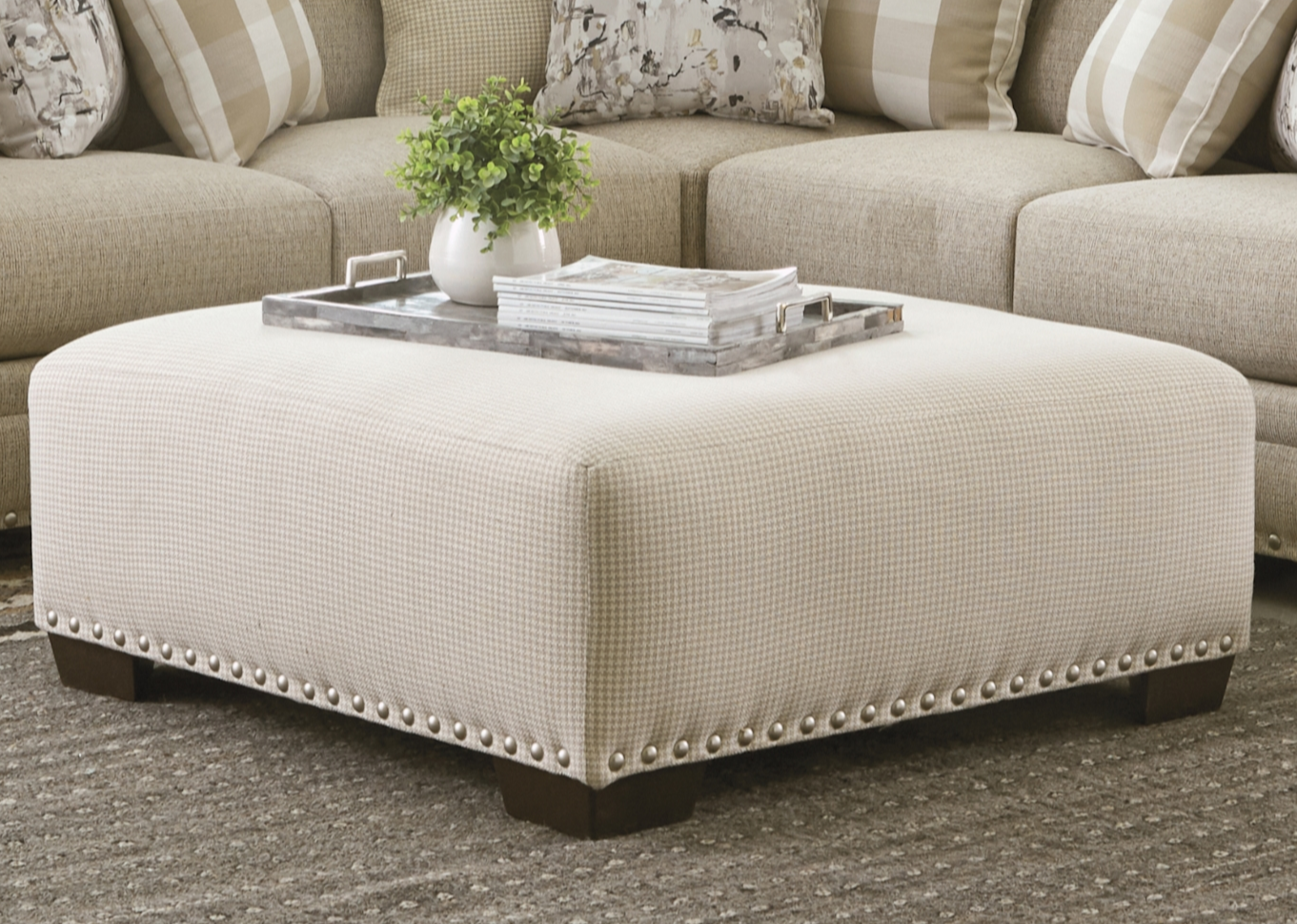 Jackson Furniture Salem Square Cocktail Ottoman