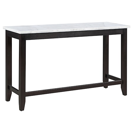 Toby 60-inch Marble Counter Dining Table