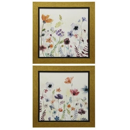Set of Two Floral Prints