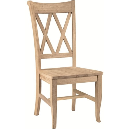 Double X Back Chair
