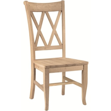 Double X Back Chair