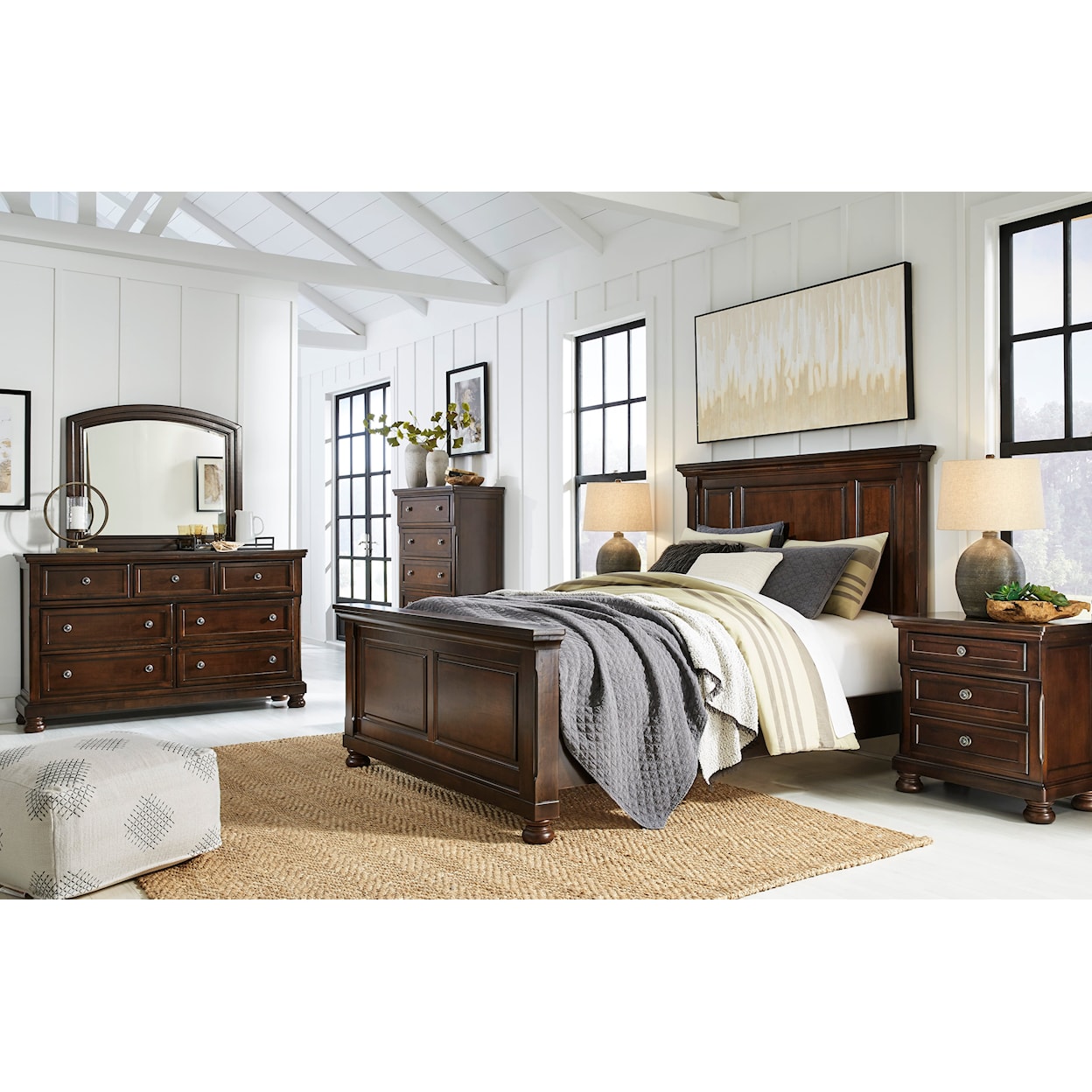 Ashley Furniture Porter House Queen Bedroom Group
