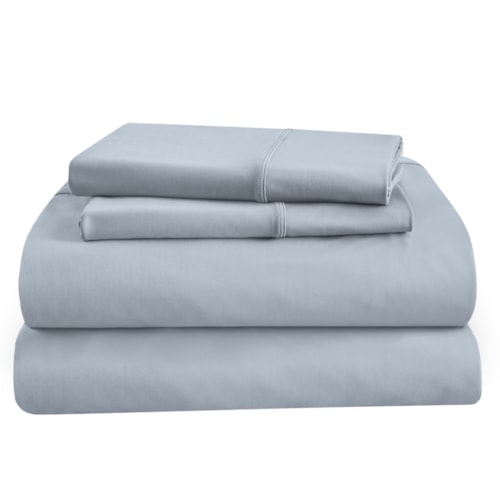 Queen Tempur-Pedic Properformance Sheet Set- Sleepy Blue Linens