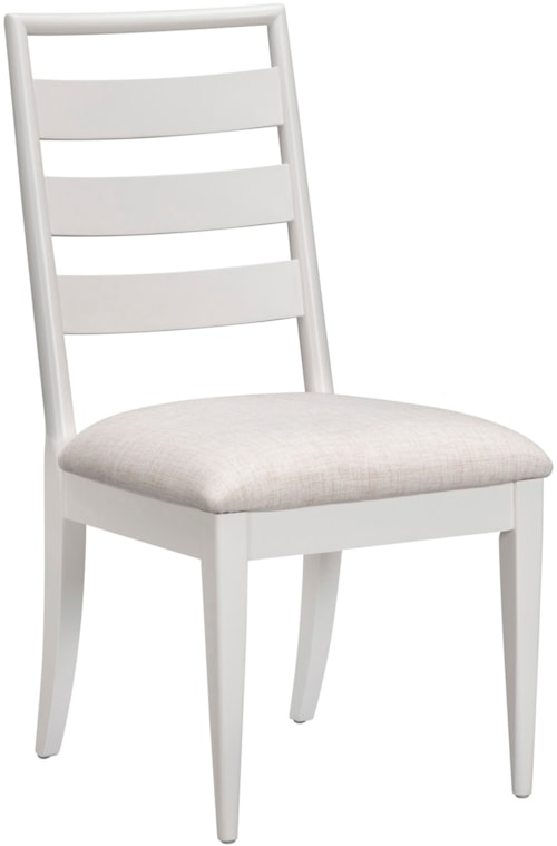 Farmhouse Dining Side Chair with Upholstered Seat