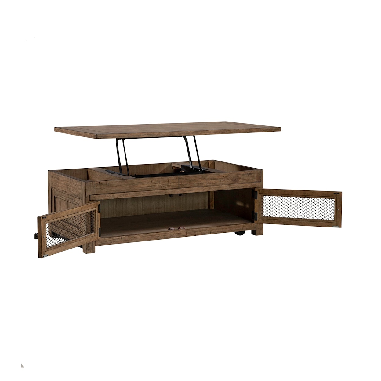 Liberty Furniture Pinebrook Ridge Lift-Top Cocktail Table