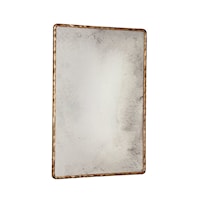 Hammered Edge Gold Mirror