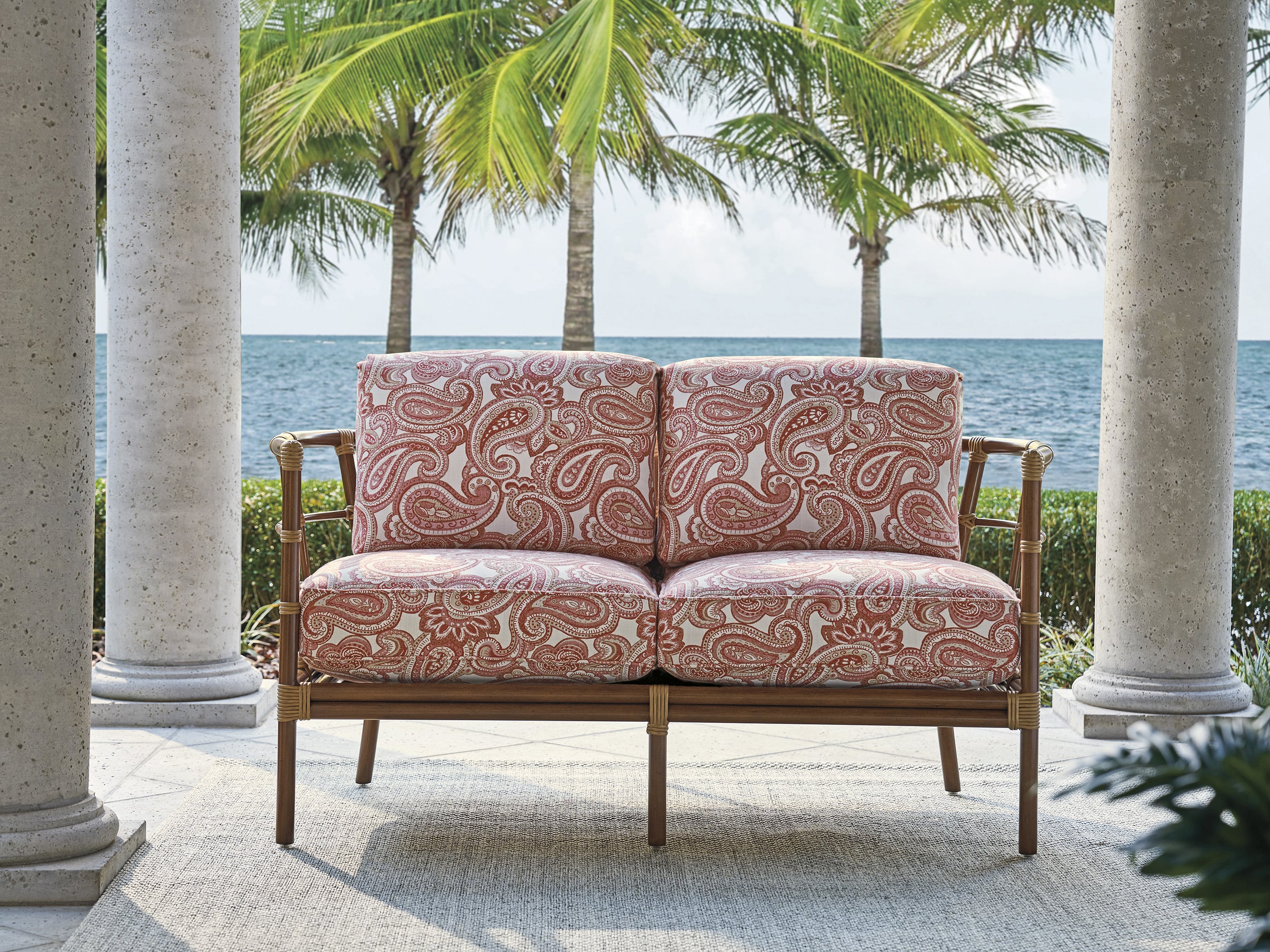Tommy Bahama Outdoor Living Sandpiper Bay Outdoor Loveseat