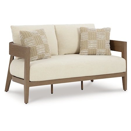 Outdoor Loveseat With Cushion