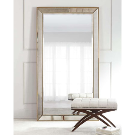 Beaded Leaner Mirror