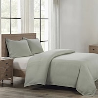 HERA SAGE 3PC DUVET SET S. QUEEN