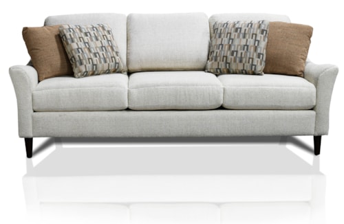 Mid-Century Modern Sofa with Cone Legs