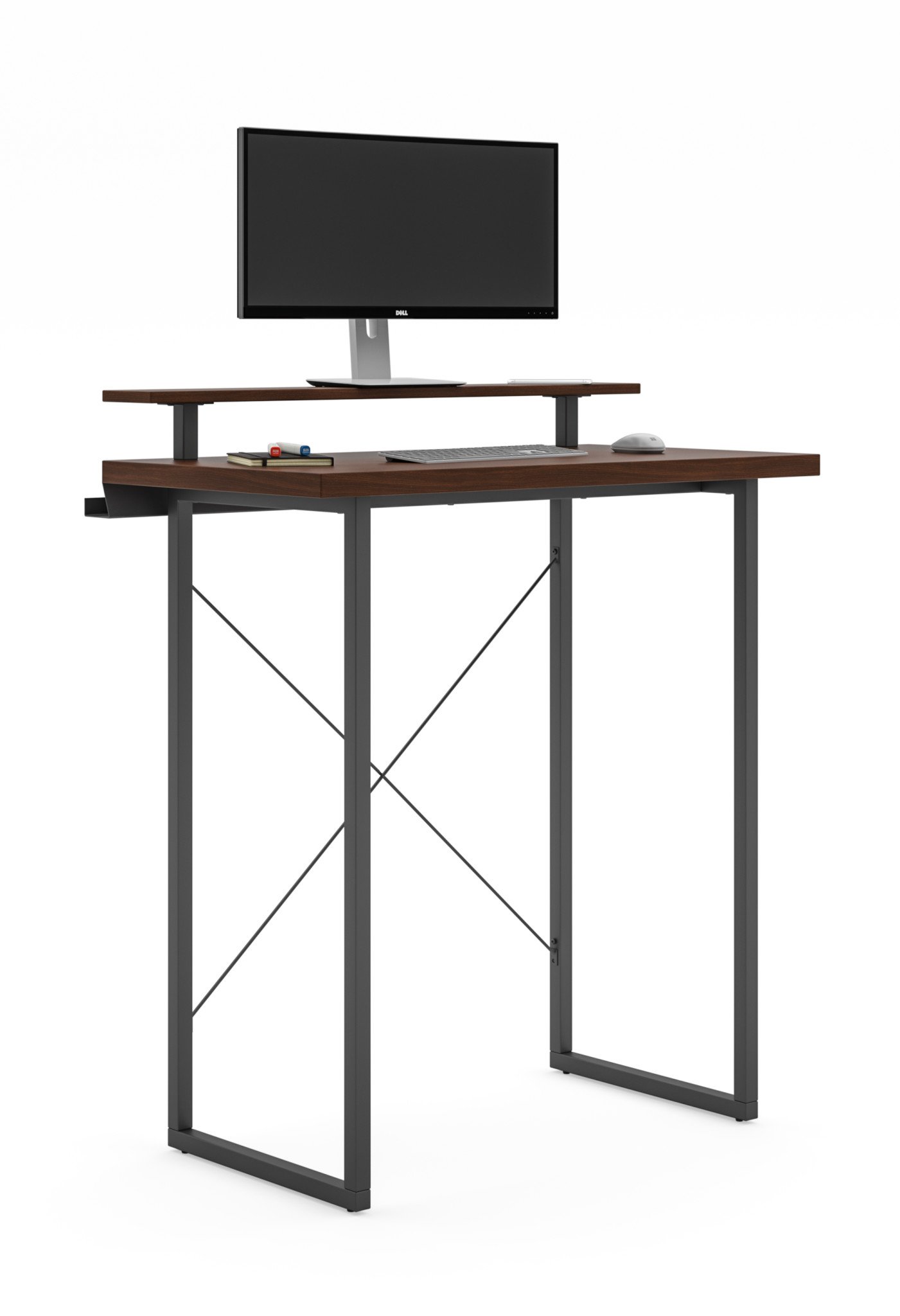 homestyles Merge Standing Desk with Monitor Stand