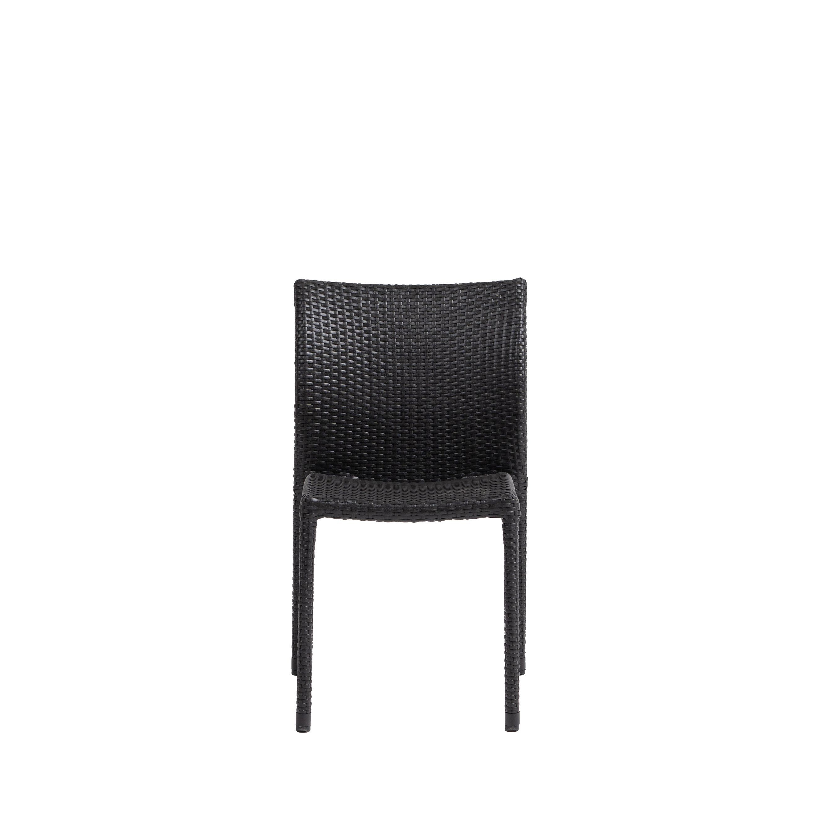 Stacking Wicker Dining Side Chair