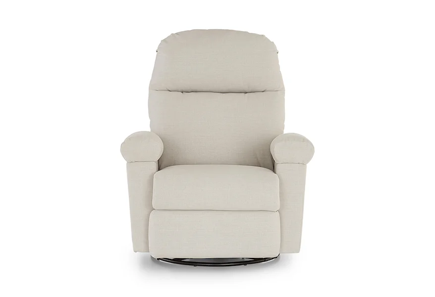 Jodie Swivel Glider Recliner w/ Adjustable Arms by Best Home Furnishings at Conlin's Furniture