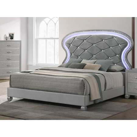 King Lighted Bed