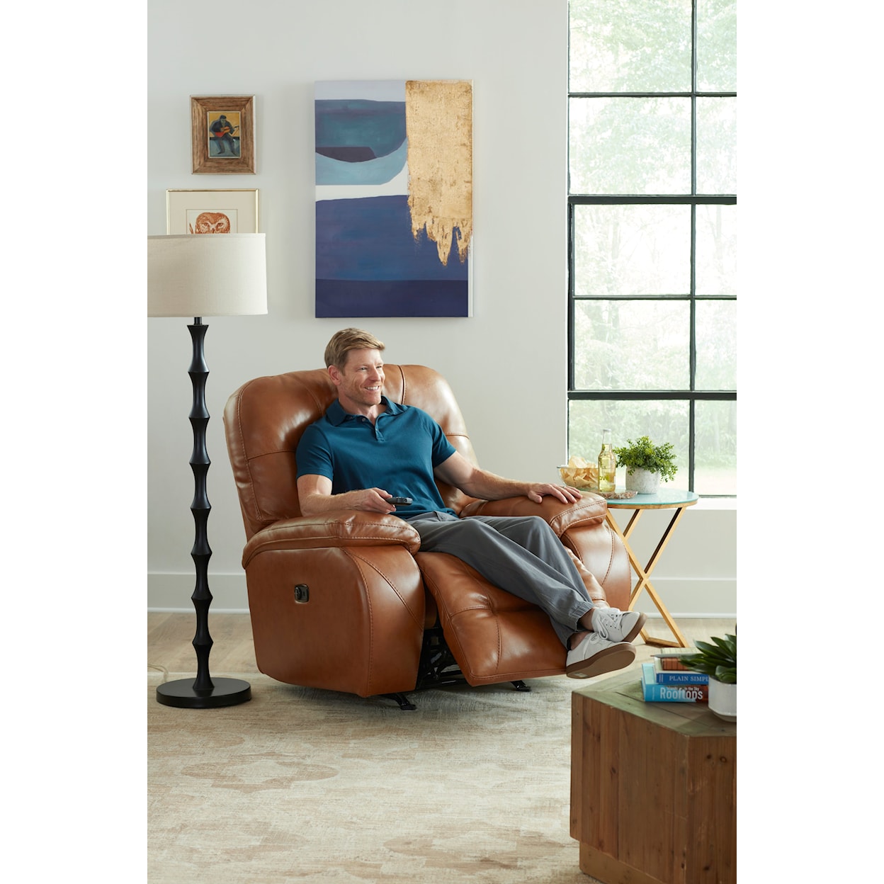 Best Home Furnishings Arial Power Rocker Recliner