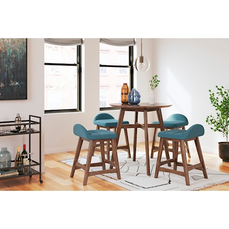 5-Piece Counter Height Dining Set