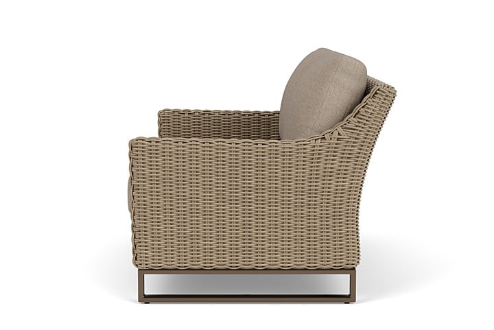 Lloyd Flanders Milan Loveseat w/ Sled Base