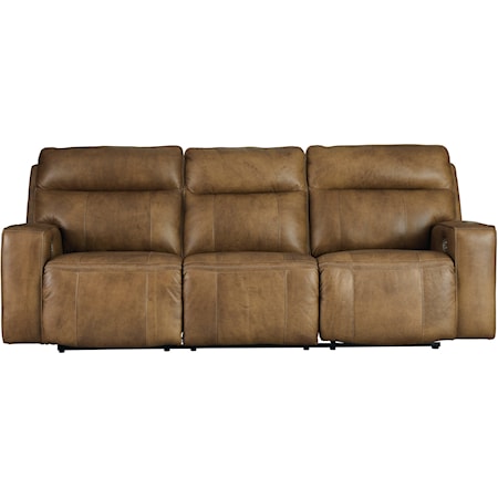 Contemporary Leather Power Reclining Sofa