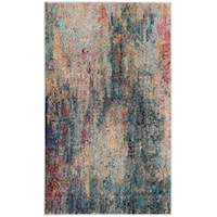 3' x 5' Multicolor Rectangle Rug